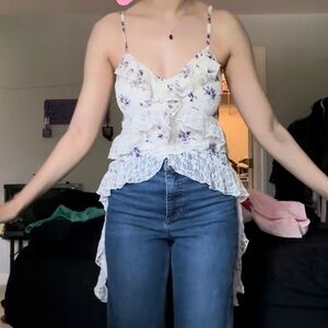 Elegant Floral Lace Camisole